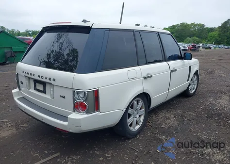 2008 Land Rover Range Rover Hse from USA, damaged, VIN SALME15438A279740